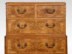 Tall Walnut Chest of Drawers