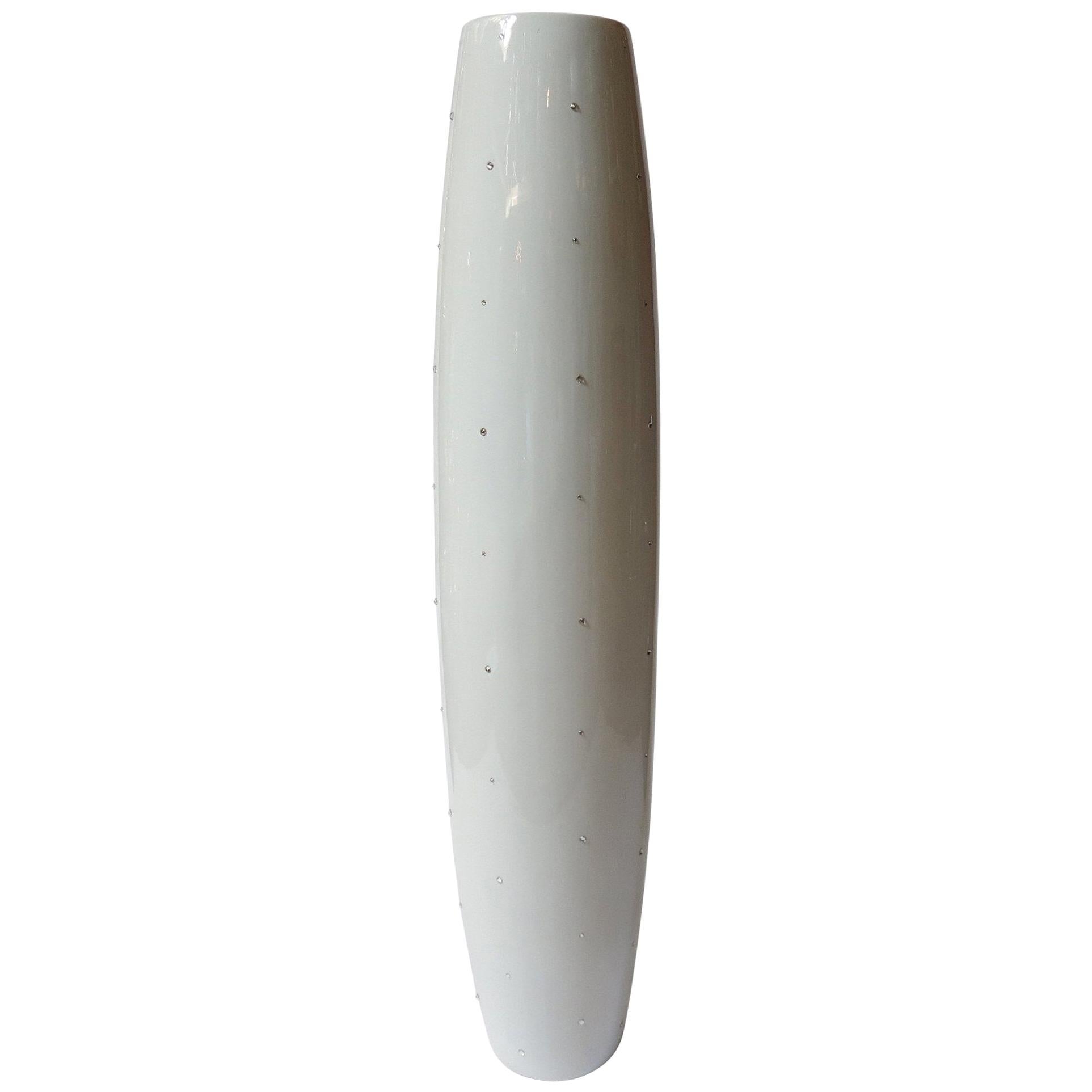 Tall White Cigar Vase by Fabio Ltd FINAL CLEARANCE SALE