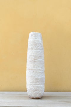 Tall White Vase by Daniele Giannetti