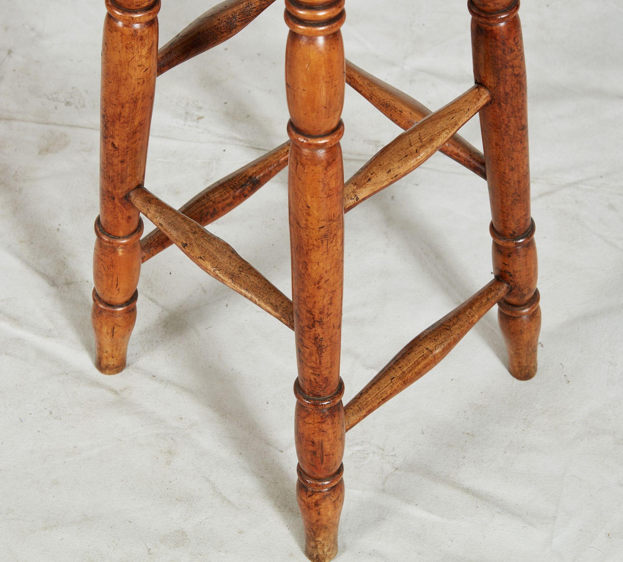 Tall Windsor Stool For Sale 2