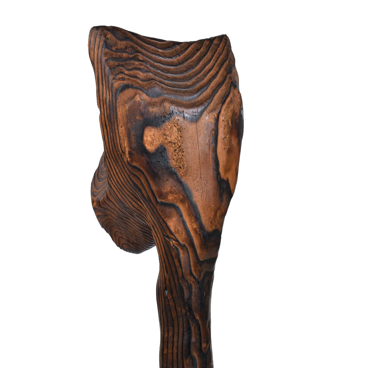 wooden siamese cat statue