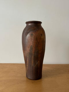 Tall Wood-Fired Ceramic Vase