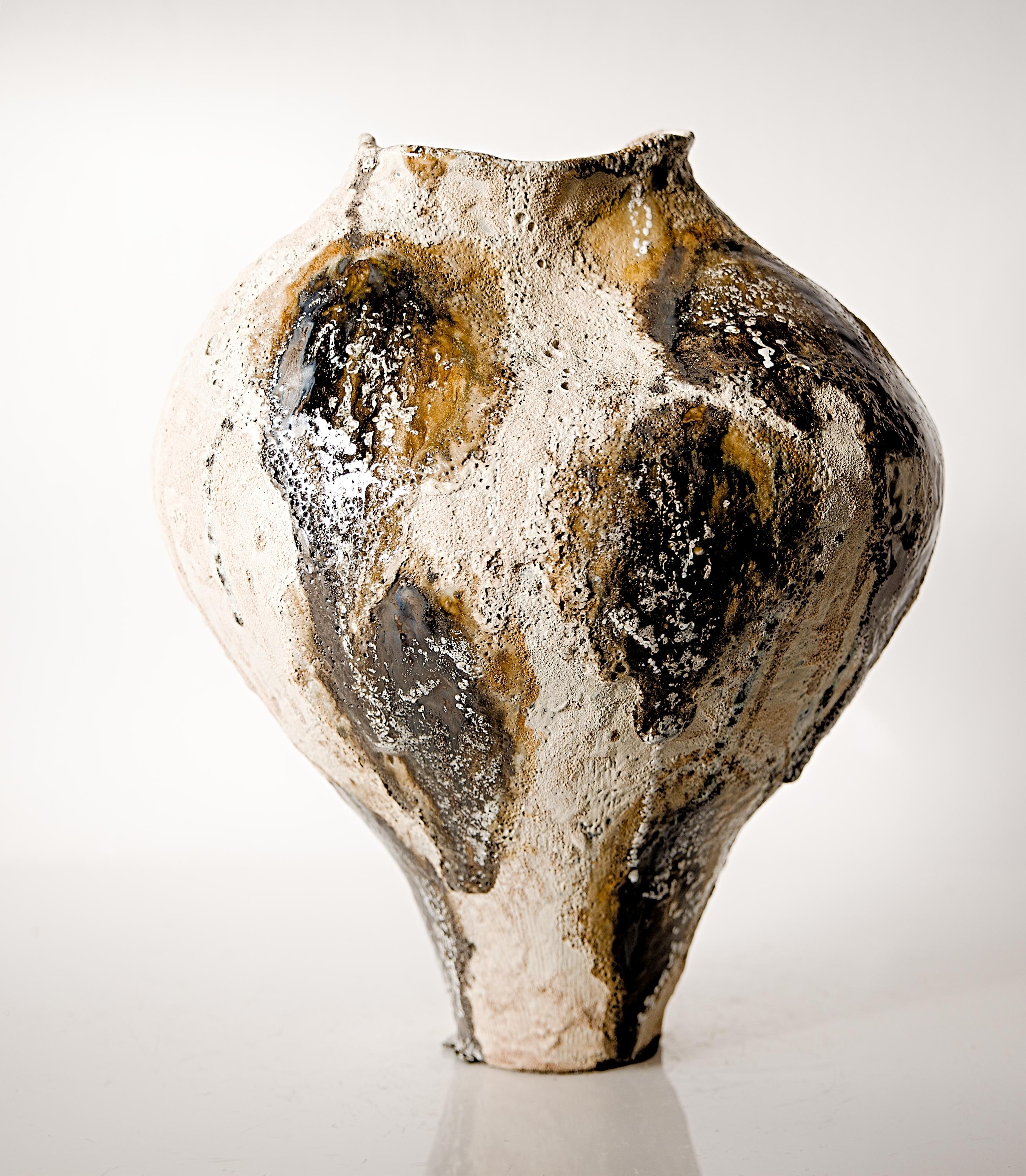 Americano Tall Woodland Moon Vessel- Hand Made Vase II in vendita