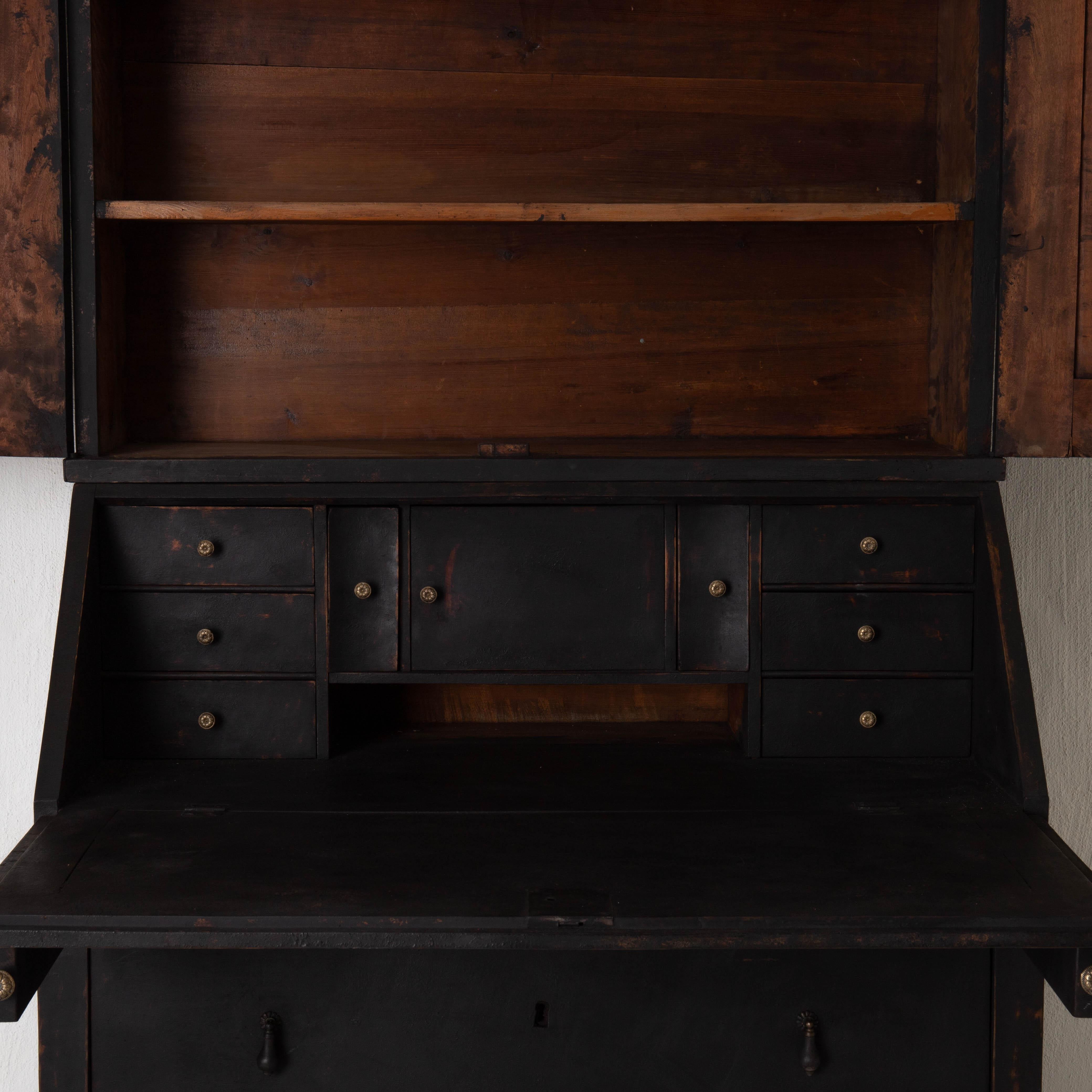 tall black desk