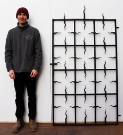 Tall Wrought Iron Antique Gate