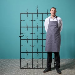 Tall Wrought Iron Antique Gate