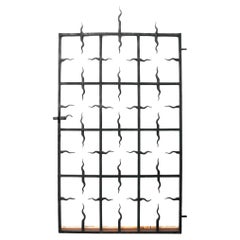 Tall Wrought Iron Antique Gate