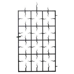 Tall Wrought Iron Antique Gate