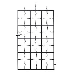 Tall Wrought Iron Antique Gate