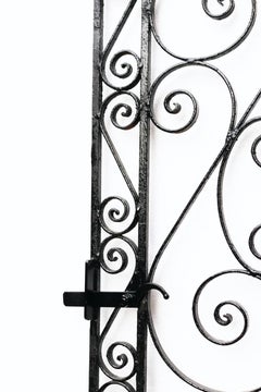 Tall Wrought Iron Pedestrian Gate