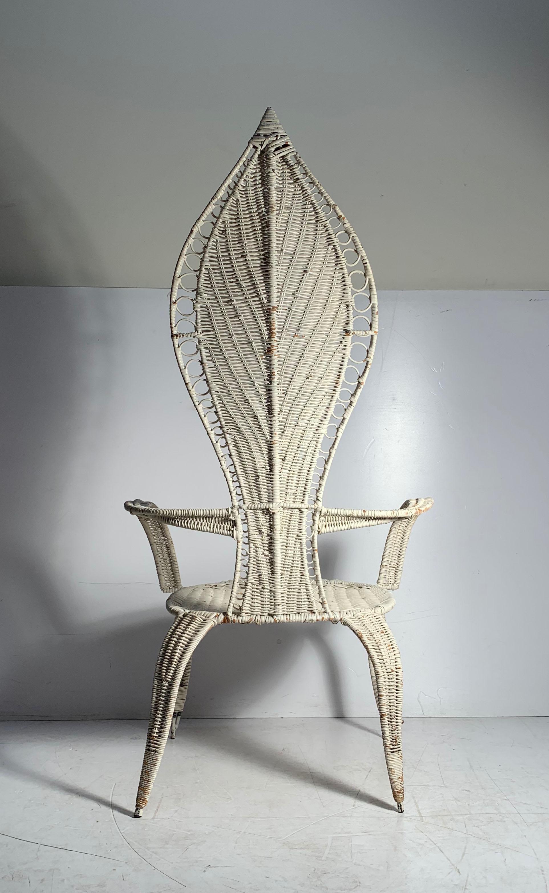 Tropi-Cal Danny Ho Fong and Miller Fong Mid-Century Modern Garden Patio Chair In Good Condition For Sale In Chicago, IL