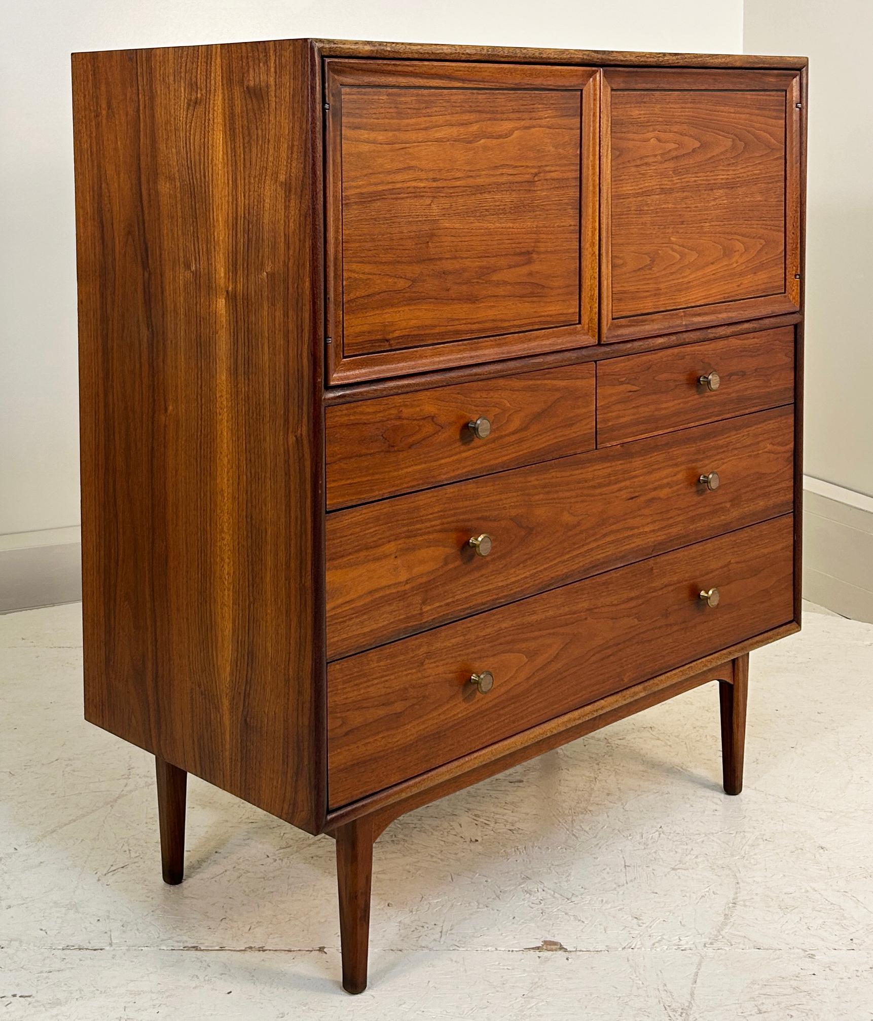 Mid-Century Modern Tallboy by Kipp Stewart and Stuart MacDougall for Drexel 1963