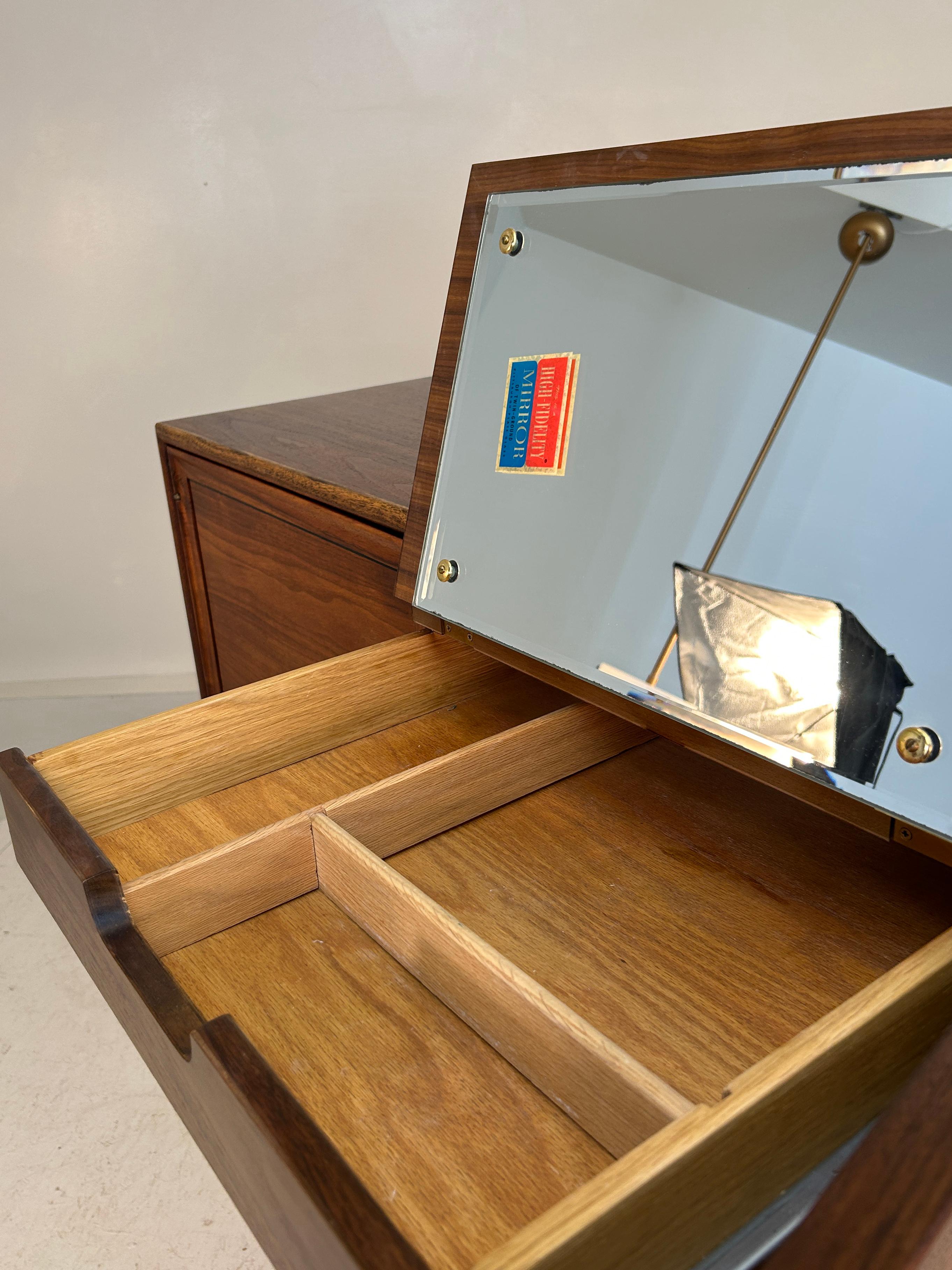 Walnut Tallboy by Kipp Stewart and Stuart MacDougall for Drexel 1963