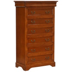 Commode ou banque de tiroirs Made in Italy by Consorzio Mobili Cadre en acajou