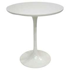 Taller Tulip Side / Lamp Table by Maurice Burke in the style of Saarinen 