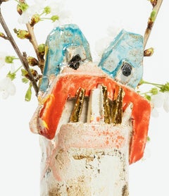 Große Einzigartige Keramikvase Kunst Wien 2023