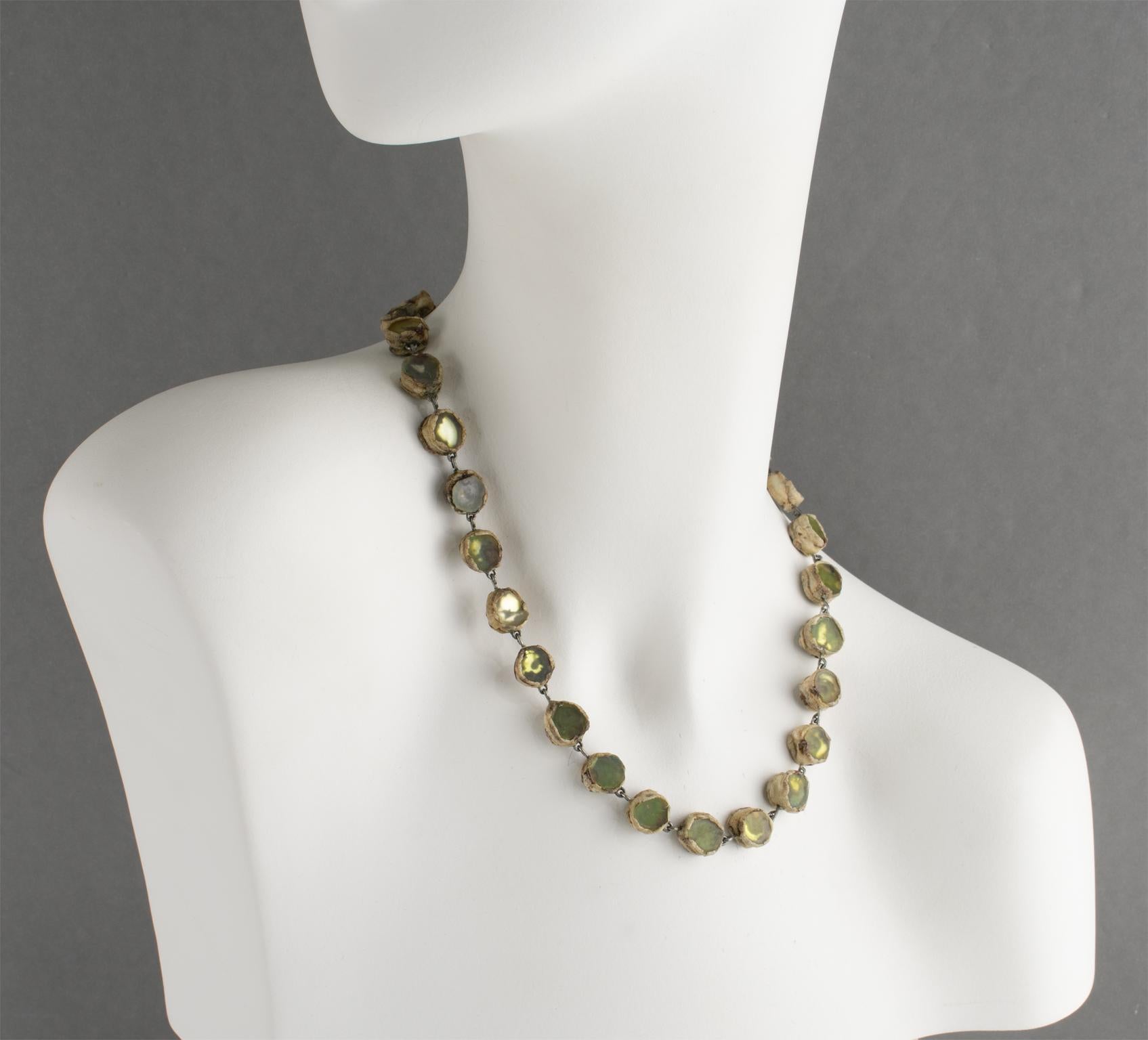 Collana Line Vautrin in talosel e specchio 4