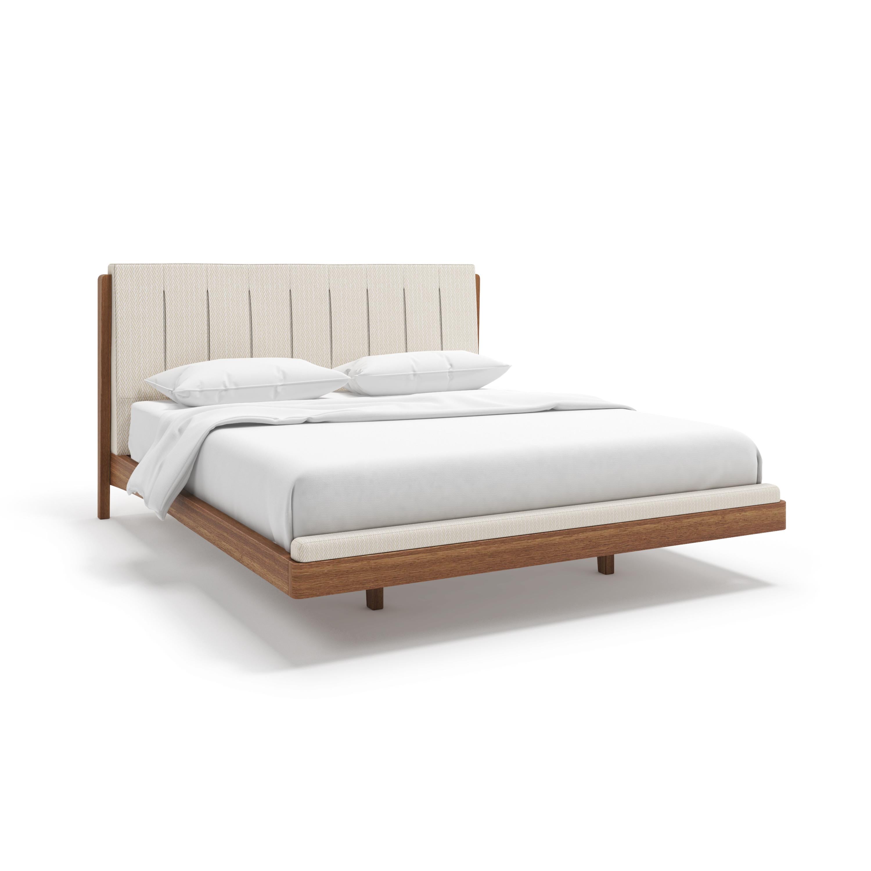 Talvi Teakholz Bett (Ägyptisch) im Angebot