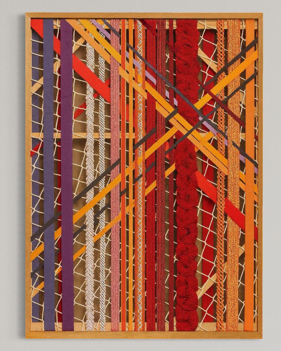 This work is part of Taly Cohen’s Janelas (Windows) series, a body of work born during the isolation of the pandemic in April 2020. Confined to her apartment in São Paulo, Cohen began creating directly in her own window—using the building’s