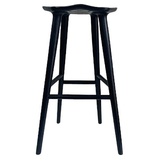 Tam Counter Stool, 4 Legs, Black Ash Wood For Sale