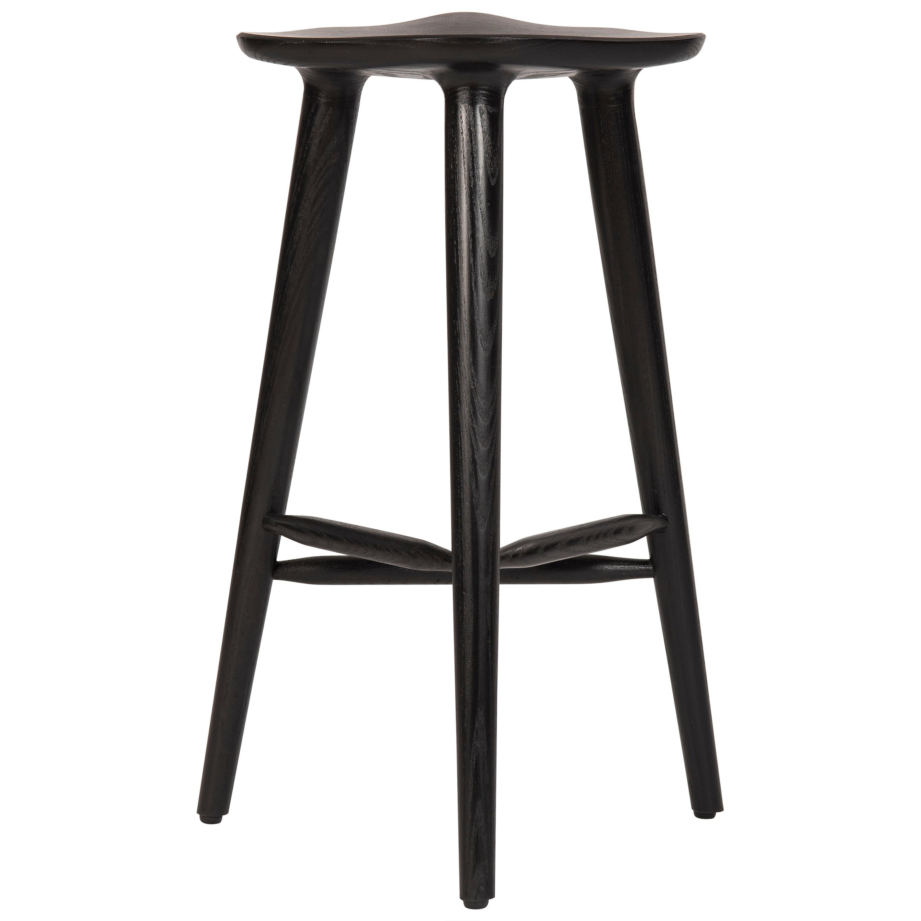 Tam Counter Stool, Black Ash Wood