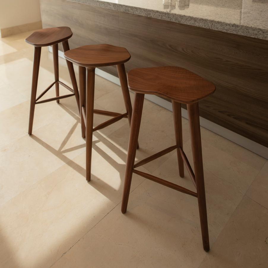 Tam Counter Stool, Tzalam Wood For Sale 1