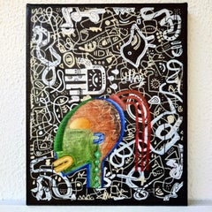 "Night Musings" Oils, Acrylics on Canvas