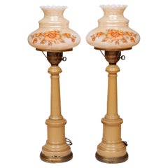 Tam-O-Shanter Table Lamps, a Pair