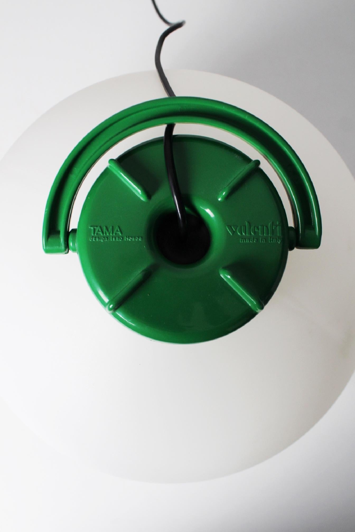 Italian TAMA Portable Lamp by Isao Hosoe for Valenti Luce, 1975 japanese pop style For Sale