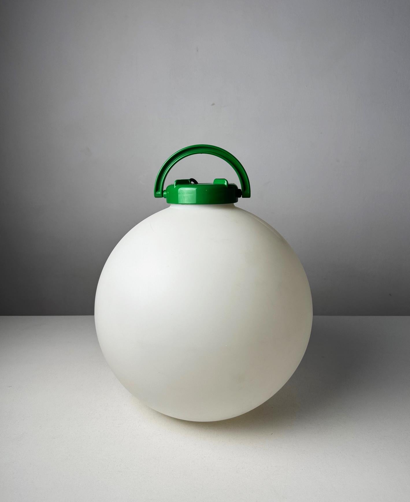 Plastic TAMA Portable Lamp by Isao Hosoe for Valenti Luce, 1975 japanese pop style