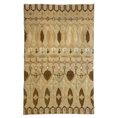 Tamacani hand hooked wool rug in the style of Cynthia Sargent “Bartok” model
