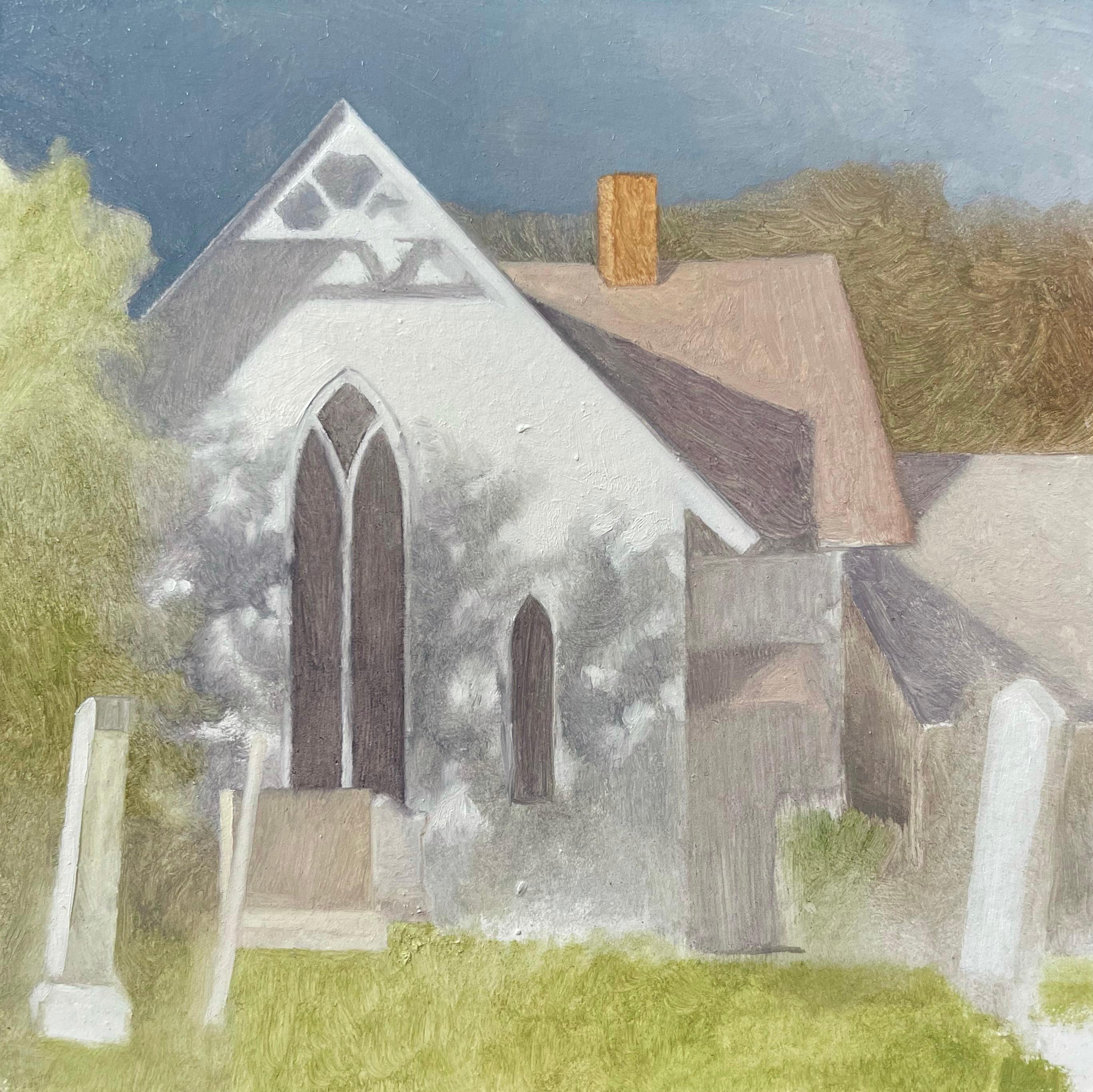 Tamalin Baumgarten Landscape Painting - Westport Point Church
