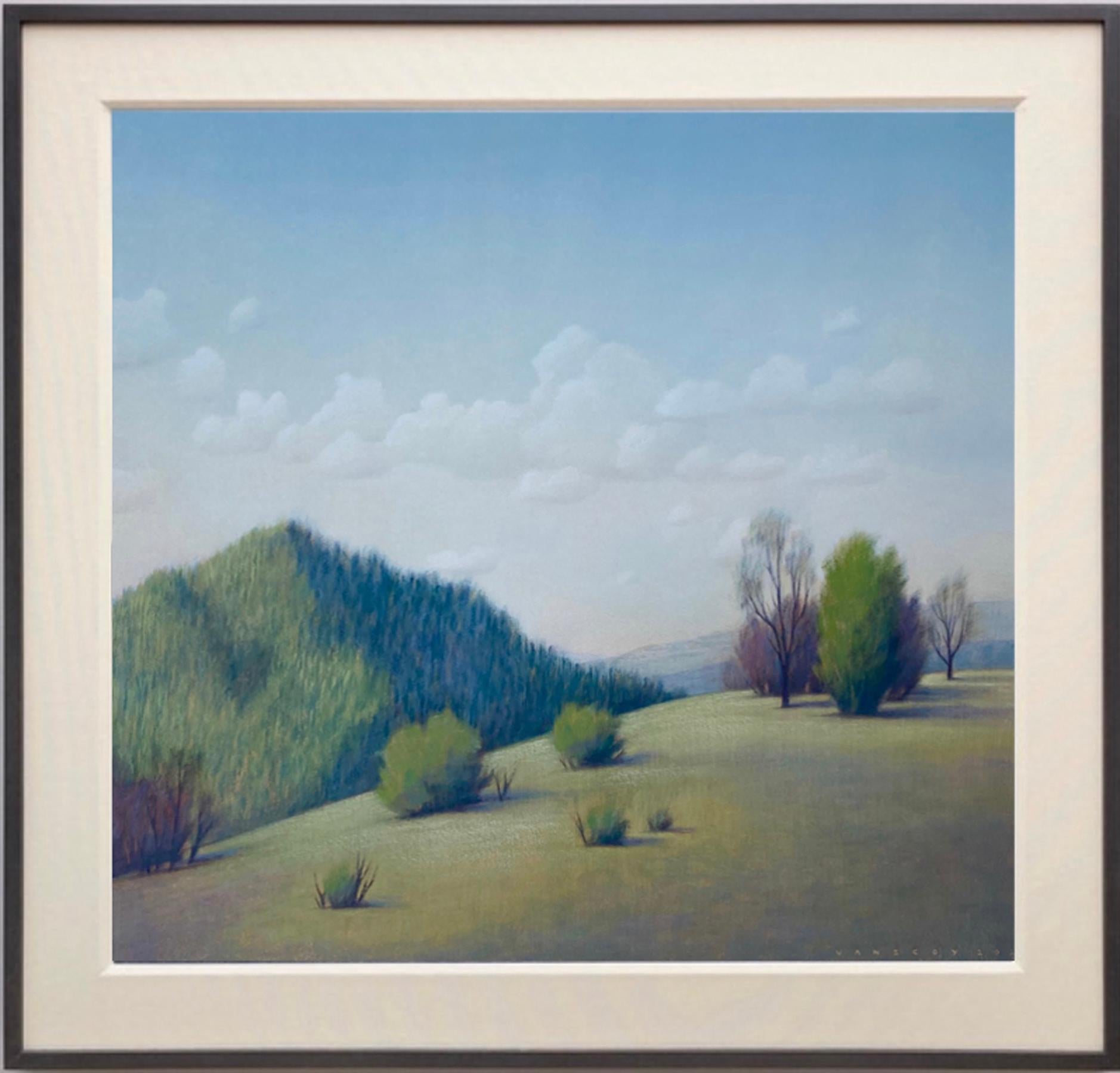 Stephane Magnard Vintage French Waterfront Landscape Painting at 1stDibs