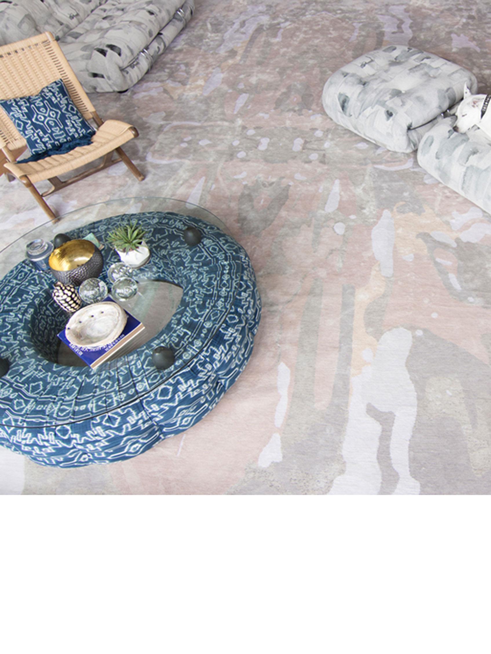 Tamandot Lumier, handgeknüpfter Teppich von Eskayel (amerikanisch) im Angebot