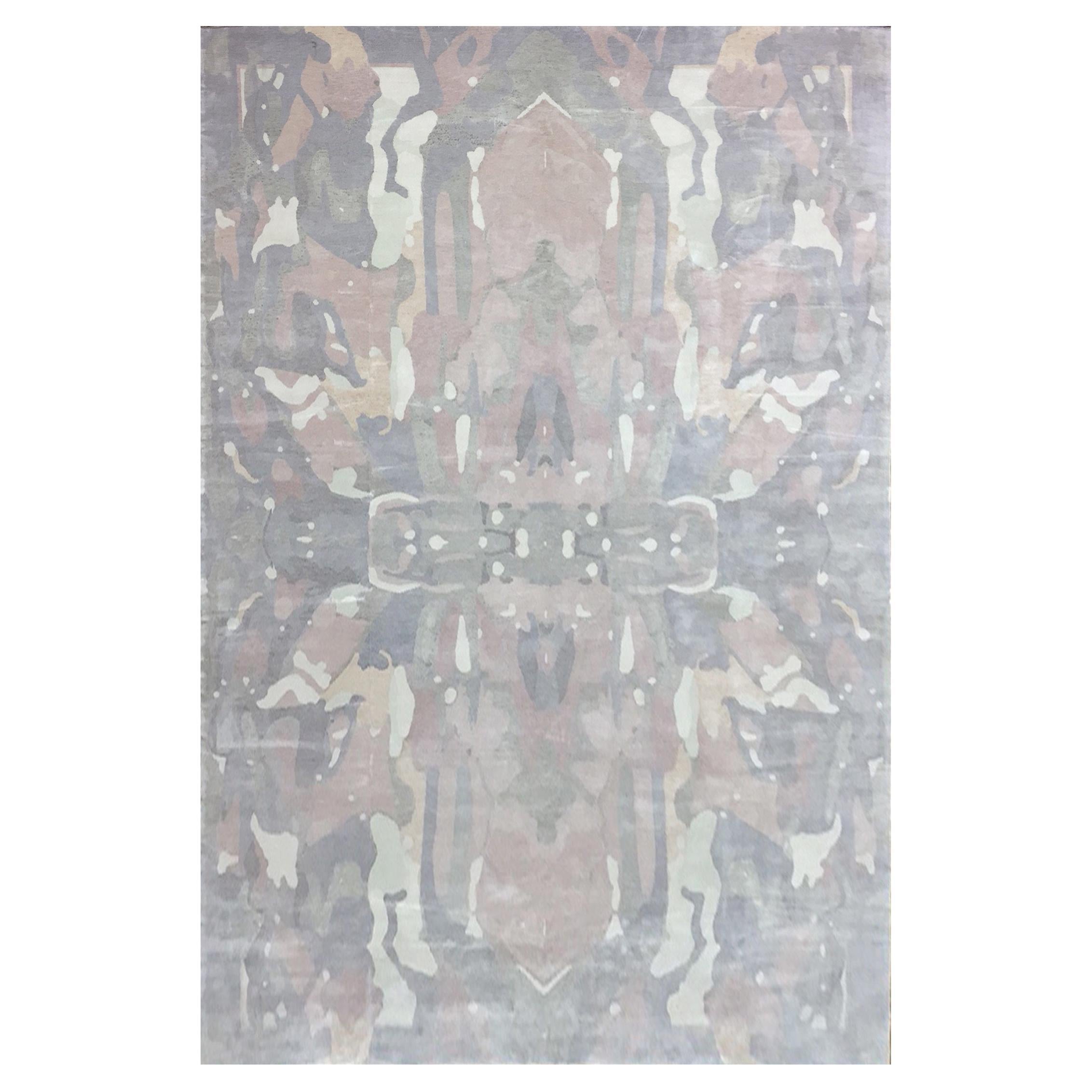 Tamandot Lumier, handgeknüpfter Teppich von Eskayel im Angebot