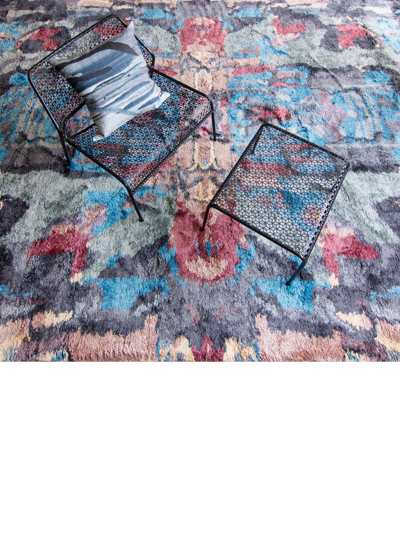 Tamandot Tesoro, handgeknüpfter Teppich von Eskayel (amerikanisch) im Angebot