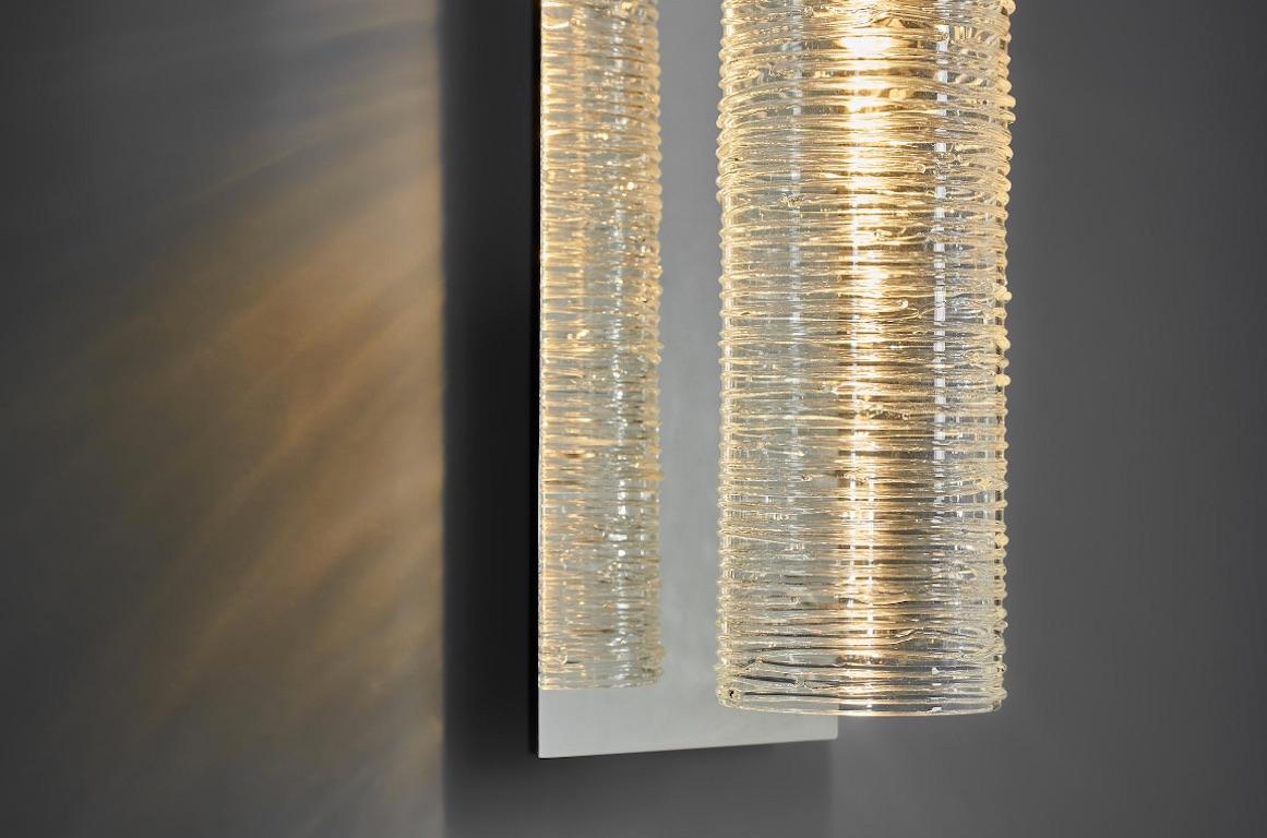 American Tamar Blown-Glass Disque Sconces by Shakuff