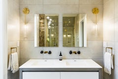 Sconcerto da parete a sciabola in vetro soffiato Tamar per corridoi o camere da letto di Shakuff