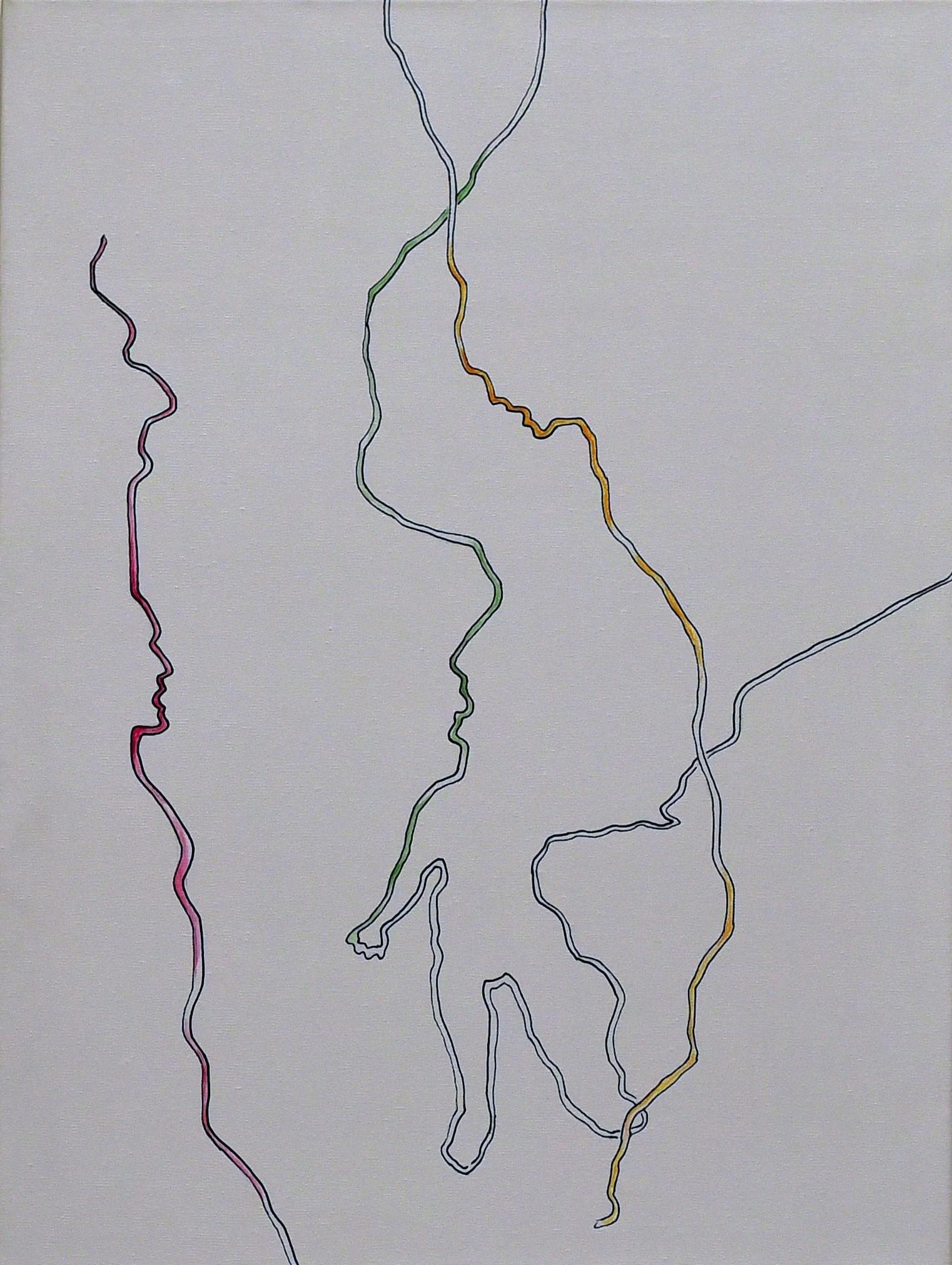 Georgian Contemporary Art by Tamar Darchiashvili - Untitled 2 (Triptych)