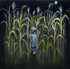 Georgianische zeitgenössische Kunst von Tamar Sulakvelidze – Corn Field
