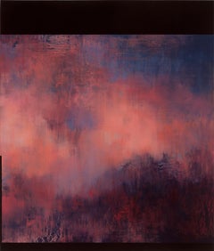 Tamar Zinn "Behind Closed Eyes 19" -- Peinture à l'huile abstraite sur panneau