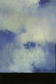Tamar Zinn ""Behind Closed Eyes 20" - Peinture à l'huile abstraite sur panneau