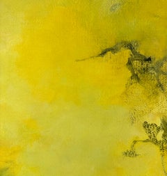 Tamar Zinn "Dancing in forgotten spaces 1" Abstract Oil Painting on Paper