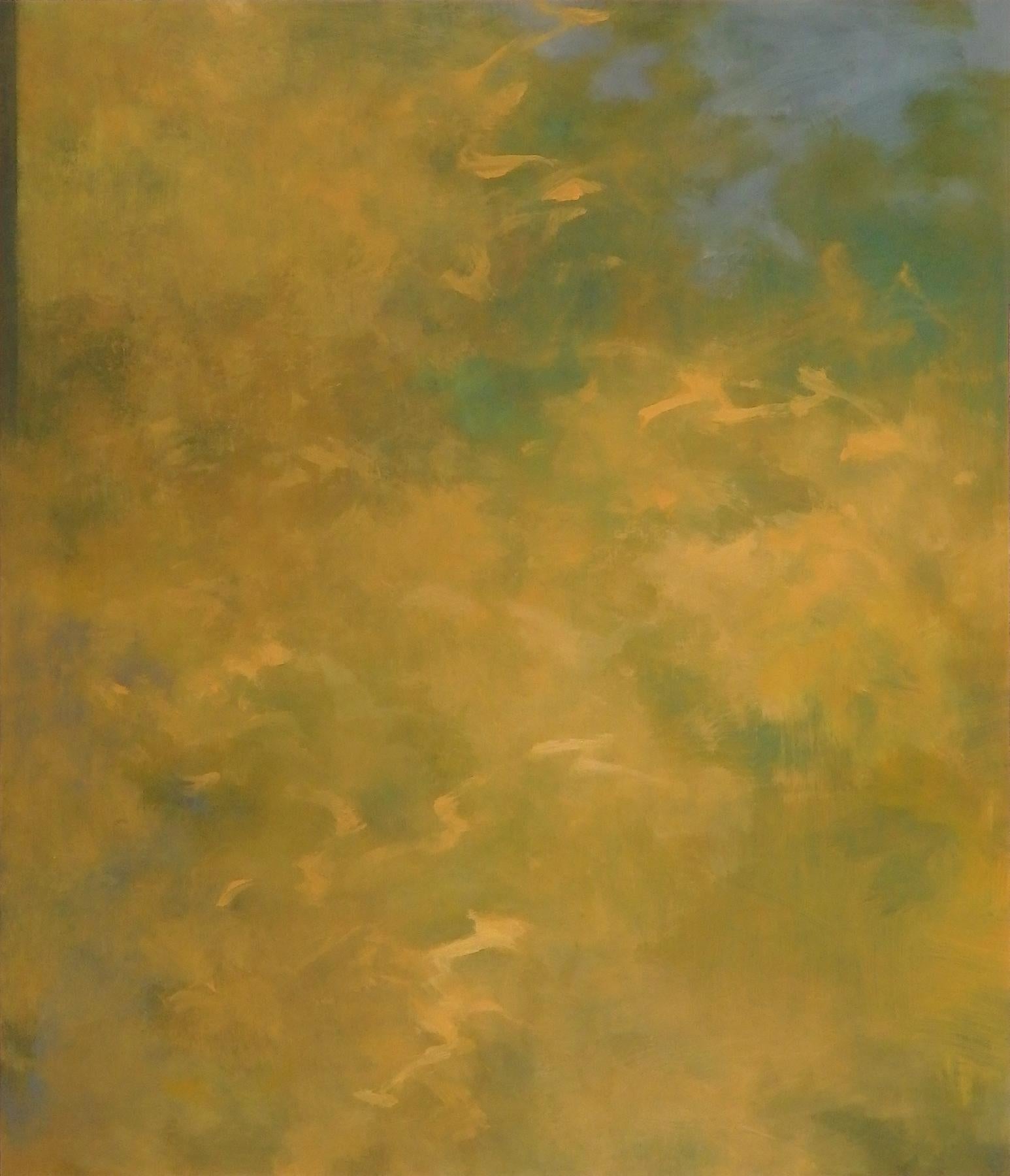 "Voces invisibles 46" 2025 óleo sobre panel 21 x 18 pulg.