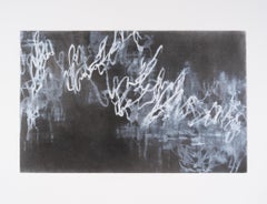 "Stimmen im Strom 14" 2024 Ölpastell und Kohle auf Papier 22 x 29 Zoll.