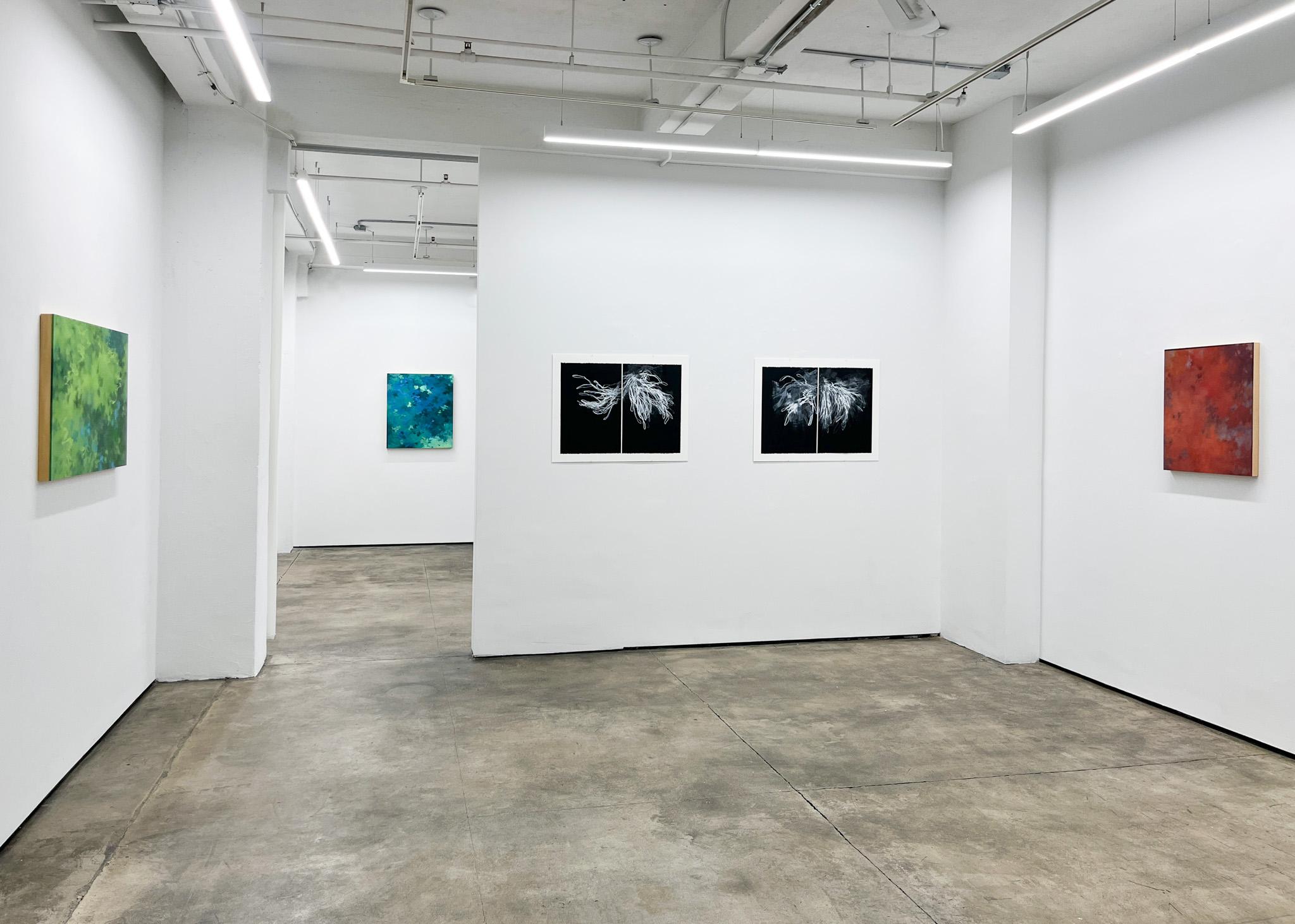 Tamar Zinn
Voices in the stream 21, 2025
oil pastel and charcoal on paper, mounted on museum board
22 x 30 in. diptych
two 22 x 15 in. sheets
(zinn1107)

