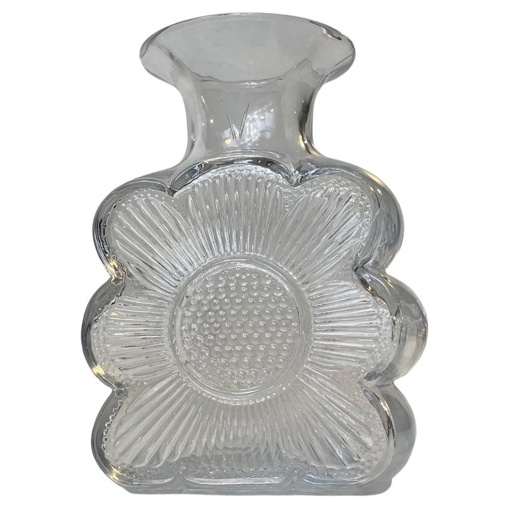 Tamara Aladin Amuletti, Sunflower Glass Vase for Riihimäen Lasi, 1970s