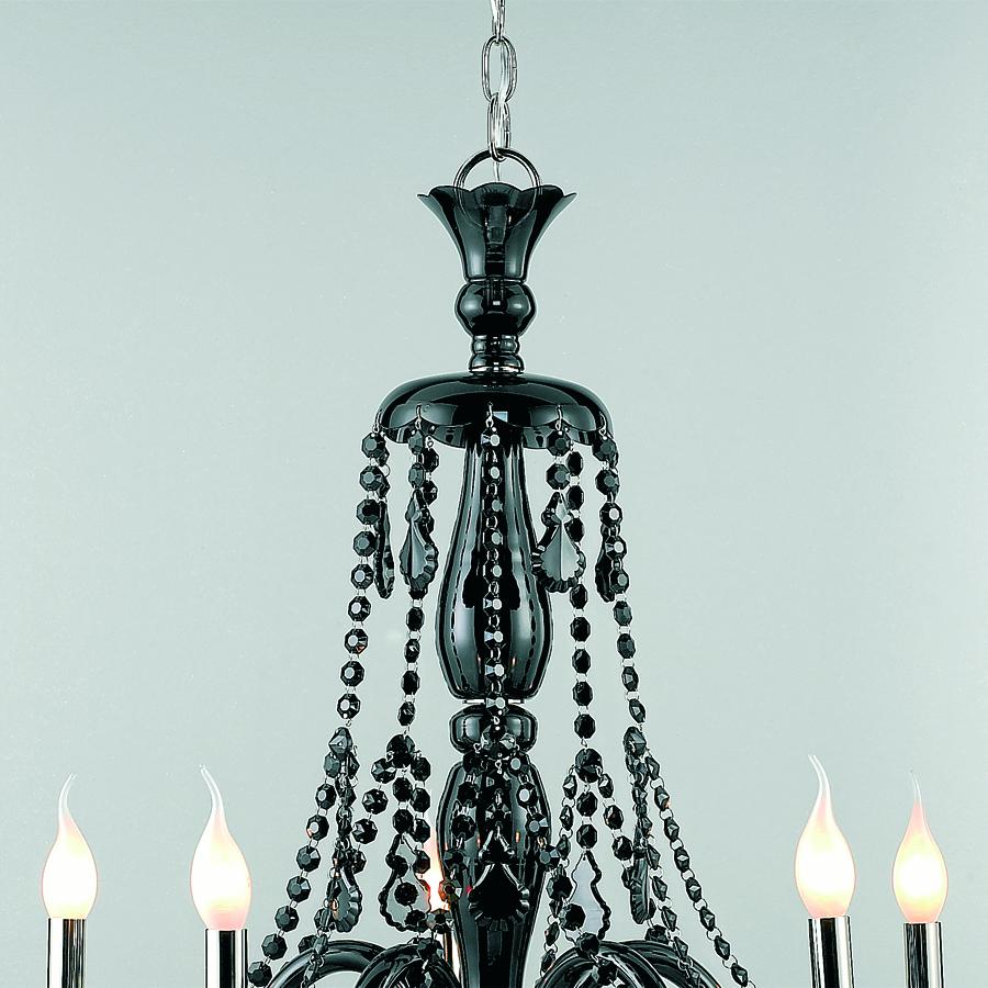 Tamara-Kronleuchter aus mundgeblasenem Glas, schwarz (21. Jahrhundert und zeitgenössisch) im Angebot