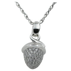 Tamara Comolli 1.20ctw Diamond Pave Mikado Bouquet Pendant, 18K White Gold