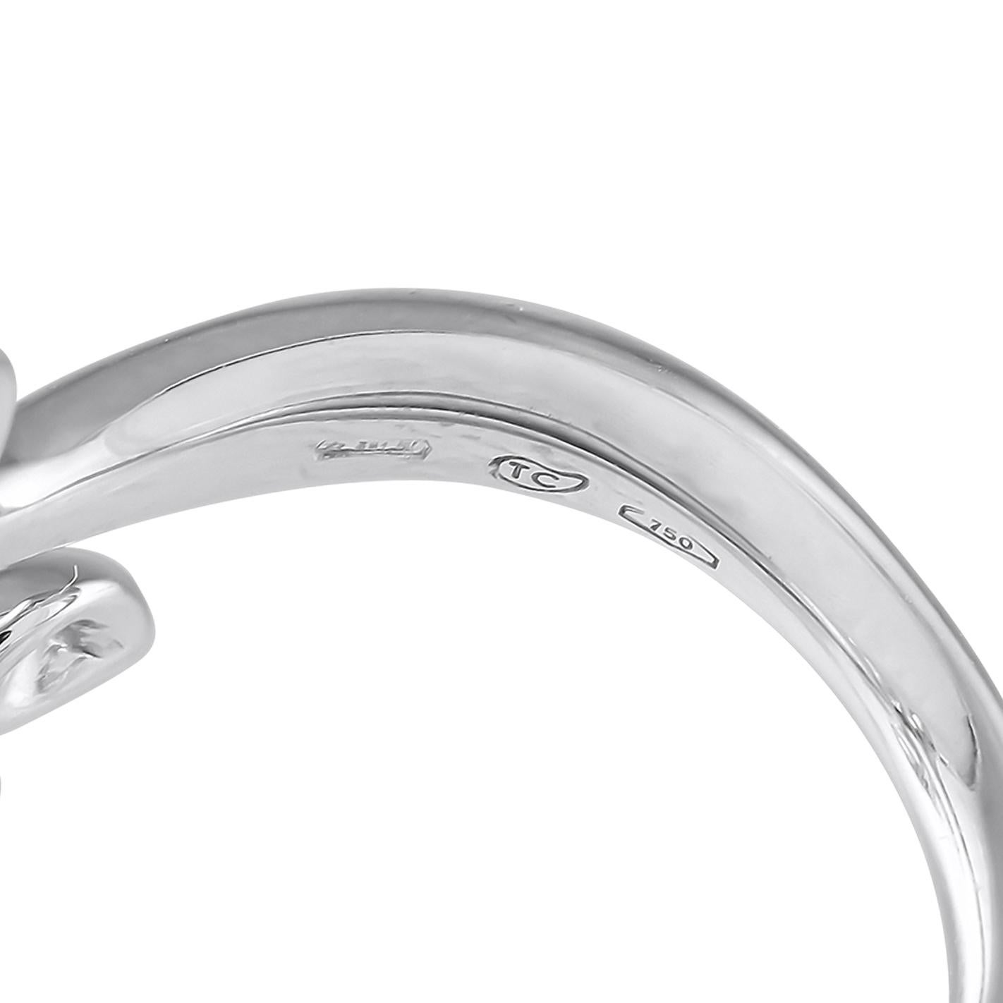 Anello Tamara Comolli in oro bianco 18 carati con diamante da 0,07 carati In condizioni Nuovo in vendita a Southampton, PA